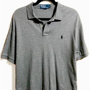 🏇 Ralph Lauren Polo Shirt Men's  size MD Gray
